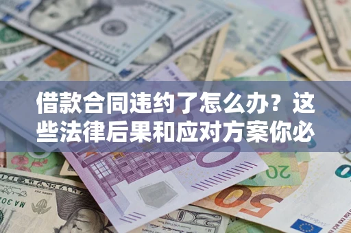 武汉借款合同违约了怎么办？这些法律后果和应对方案你必须知道