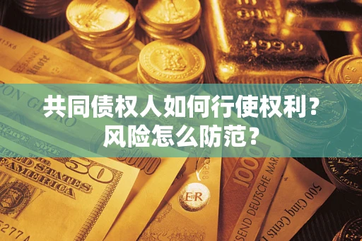 武汉共同债权人如何行使权利？风险怎么防范？