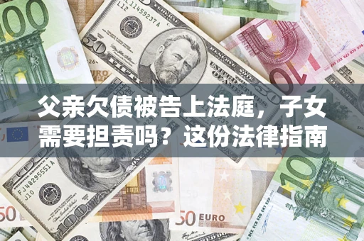武汉父亲欠债被告上法庭，子女需要担责吗？这份法律指南必须看完