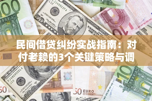 武汉民间借贷纠纷实战指南：对付老赖的3个关键策略与调解盲区解析