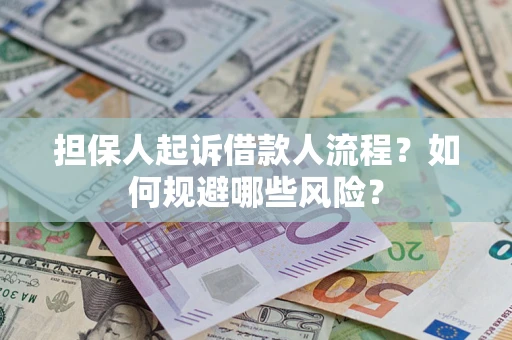 武汉担保人起诉借款人流程？如何规避哪些风险？
