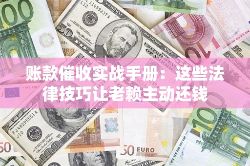 武汉账款催收实战手册：这些法律技巧让老赖主动还钱