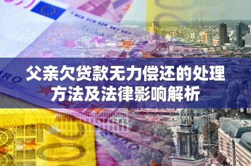 武汉父亲欠贷款无力偿还的处理方法及法律影响解析