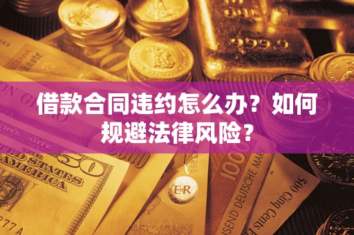 武汉借款合同违约怎么办？如何规避法律风险？
